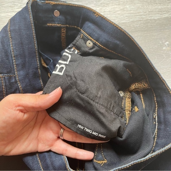 BDG Urban Outfitters Dark Wash Twig Mid Rise Denim Jeans - Picture 6 of 6